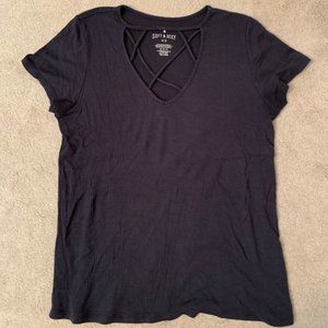 American Eagle dark gray tee shirt size medium